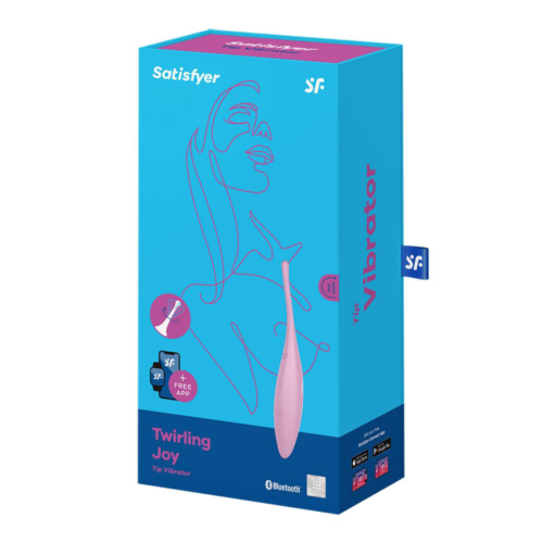 Нежно-розовый точечный стимулятор Twirling Joy - 4