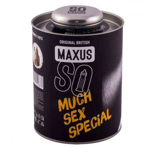 Текстурированные презервативы в кейсе MAXUS So Much Sex - 100 шт. - 1