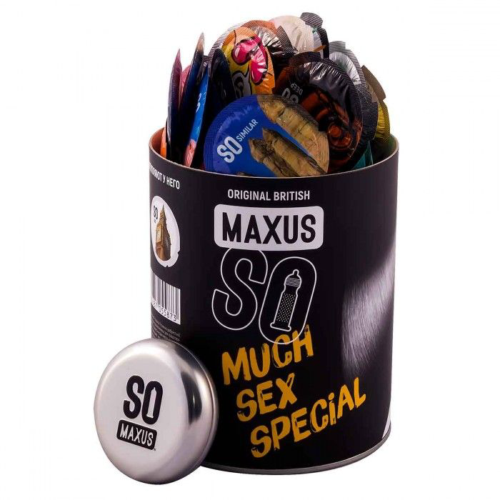 Текстурированные презервативы в кейсе MAXUS So Much Sex - 100 шт. - 0