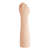 Телесный стимулятор в виде руки со сжатыми в кулак пальцами - 36 см. - 2
