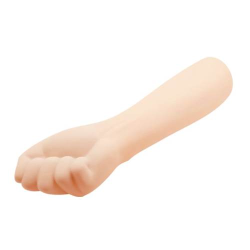 Телесный стимулятор в виде руки со сжатыми в кулак пальцами - 36 см. - 3