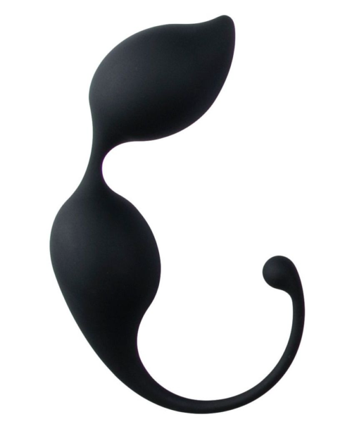 Черные вагинальные шарики Jiggle Mouse - 0