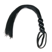 Черная силиконовая плеть Silicone Whip - 32 см. - 0
