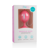 Розовые вагинальные шарики Wiggle Duo - 3