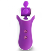 Фиолетовый оросимулятор Clitella со сменными насадками для вращения - 0
