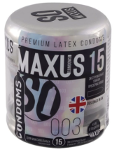 Экстремально тонкие презервативы MAXUS Extreme Thin - 15 шт. - 0