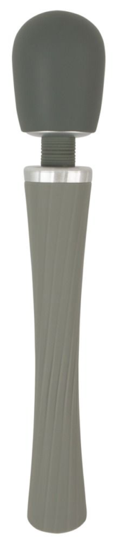 Серый жезловый вибратор Super Strong Wand Vibrator - 2