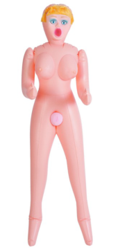 Надувная секс-кукла с реалистичными вставками - 2