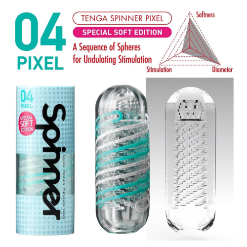 Мастурбатор SPINNER Pixel Special Soft Edition - 1