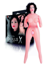 Надувная секс-кукла с реалистичным личиком и подвижными глазами - 0