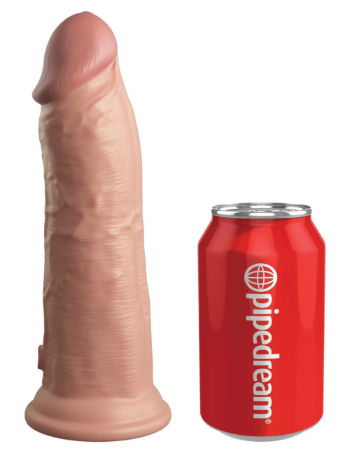 Телесный фаллоимитатор 8 Silicone Dual Density Cock - 22,8 см. - 2