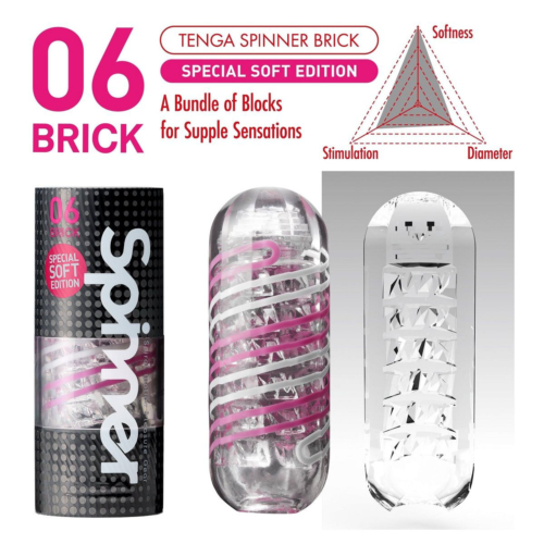 Мастурбатор SPINNER Brick Special Soft Edition - 1