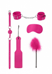 Розовый игровой набор БДСМ Introductory Bondage Kit №4 - 0