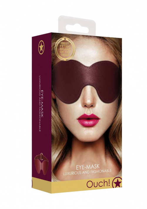 Бордовая маска на глаза Eyemask - 1