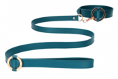 Зеленый ошейник с поводком Collar With Leash - 1