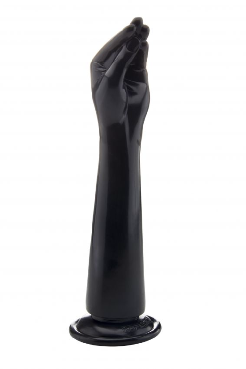 Чёрная рука для фистинга Realistic Hand 12,8 Inch - 32,5 см. - 0