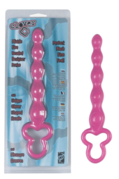 Розовая анальная цепочка Clover Anal Rod - 18 см. - 1