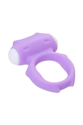 Фиолетовое виброкольцо на пенис Zort - 2