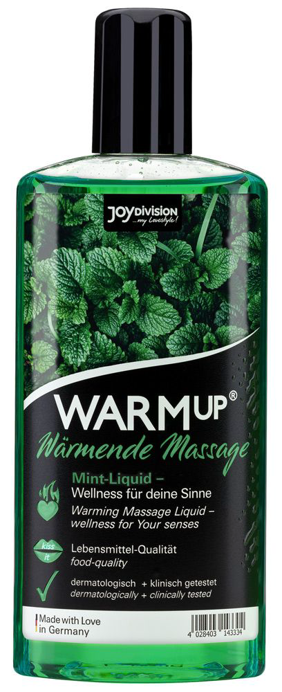 Массажное масло WARMup Mint с ароматом мяты - 150 мл. - 0
