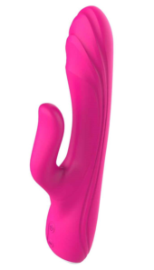 Ярко-розовый вибратор-кролик Flexible G-spot Vibe - 21 см. - 0