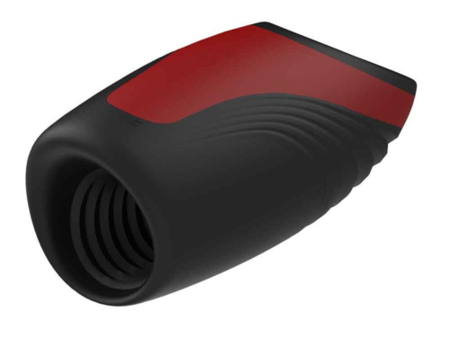 Черно-красный вибромастурбатор с подогревом Heating Suck Machine - 2