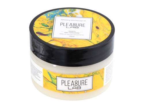 Твердое массажное масло Pleasure Lab Refreshing с ароматом манго и мандарина - 100 мл. - 1