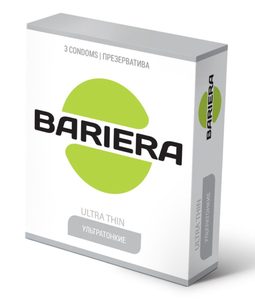 Ультратонкие презервативы Bariera Ultra Thin - 3 шт. - 0