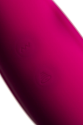 Ярко-розовый вибратор Danvi с вакуум-волновой стимуляцией - 10