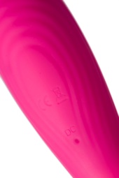 Ярко-розовый вибратор Danvi с вакуум-волновой стимуляцией - 12