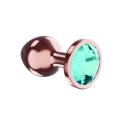 Пробка цвета розового золота с малиновым кристаллом Diamond Topaz Shine L - 8,3 см. - 1