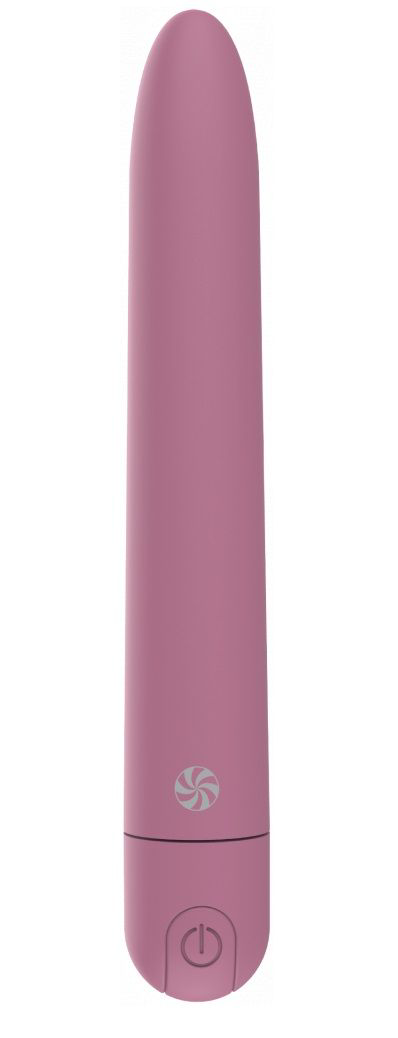 Розовый перезаряжаемый вибратор Haze - 18 см. - 0