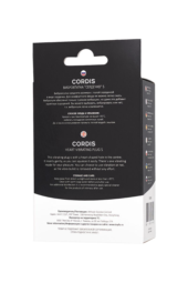 Черная анальная вибровтулка Cordis S - 10,5 см. - 6