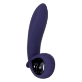 Фиолетовый вибростимулятор зоны G с функцией расширения Inflatable G - 16,5 см. - 0