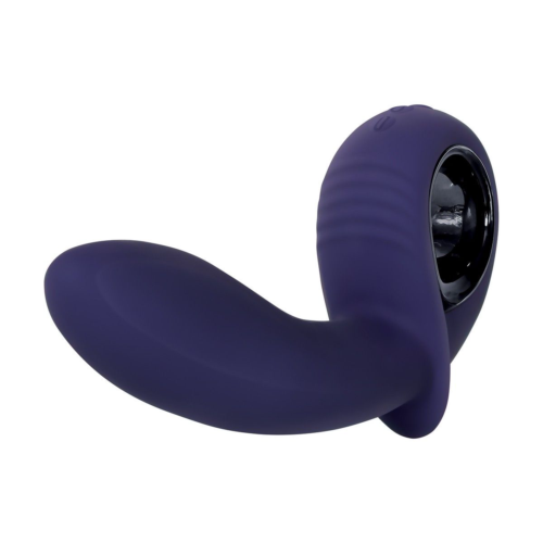 Фиолетовый вибростимулятор зоны G с функцией расширения Inflatable G - 16,5 см. - 3