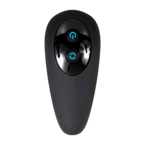 Черный вибростимулятор простаты Adam s Rotating P-spot Massager - 14,2 см. - 3