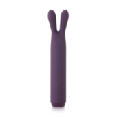 Фиолетовый вибратор с ушками Rabbit Bullet Vibrator - 8,9 см. - 0