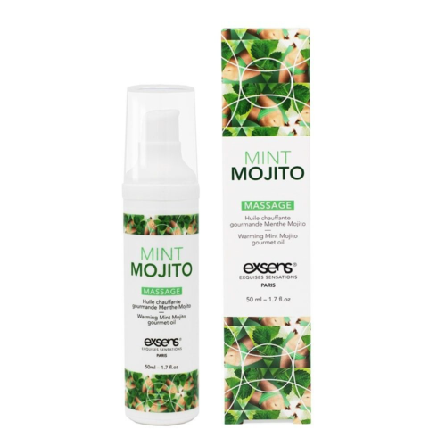 Разогревающее массажное масло с ароматом мохито Gourmet Mint Mojito - 50 мл. - 0