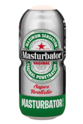 Стилизованный под пивную банку мастурбатор-вагина Vagina Beer Masturbator - 0