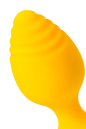 Желтая анальная втулка Riffle - 6 см. - 8