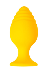 Желтая анальная втулка Riffle - 6 см. - 0