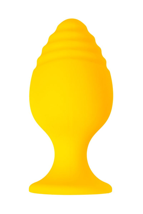 Желтая анальная втулка Riffle - 6 см. - 0
