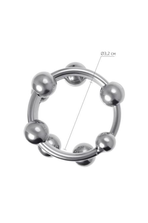 Малое металлическое кольцо под головку пениса - 5