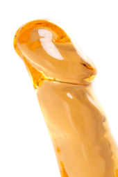 Оранжевый леденец Пенис Amaretto со вкусом амаретто - 5