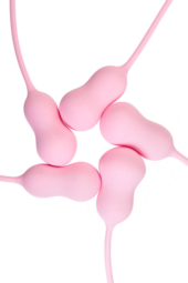 Набор из 5 розовых вагинальных шариков Tulips - 8