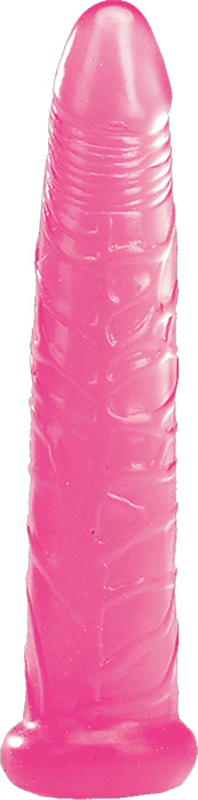 Розовый желейный фаллоимитатор - 16,5 см. - 0