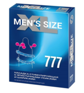 Стимулирующая насадка на пенис MEN SIZE 777 - 0