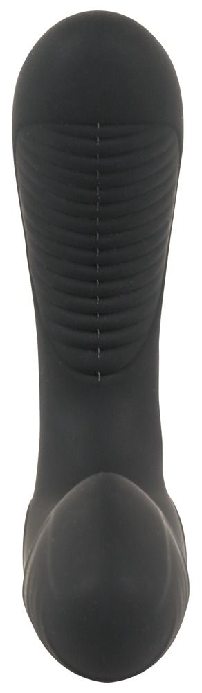 Черная анальная втулка с вибрацией и функцией нагрева Warming Vibrating Butt Plug - 2
