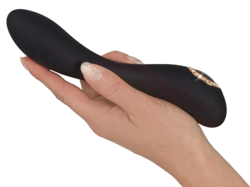 Черный элегантный вибратор Cleopatra G-Spot Vibrator - 19,7 см. - 2