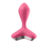 Розовая анальная пробка с вибрацией Game Changer - 11,5 см. - 5