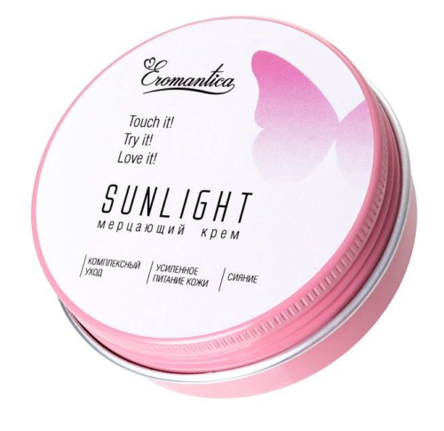 Мерцающий крем Eromantica Sunlight - 60 гр. - 0